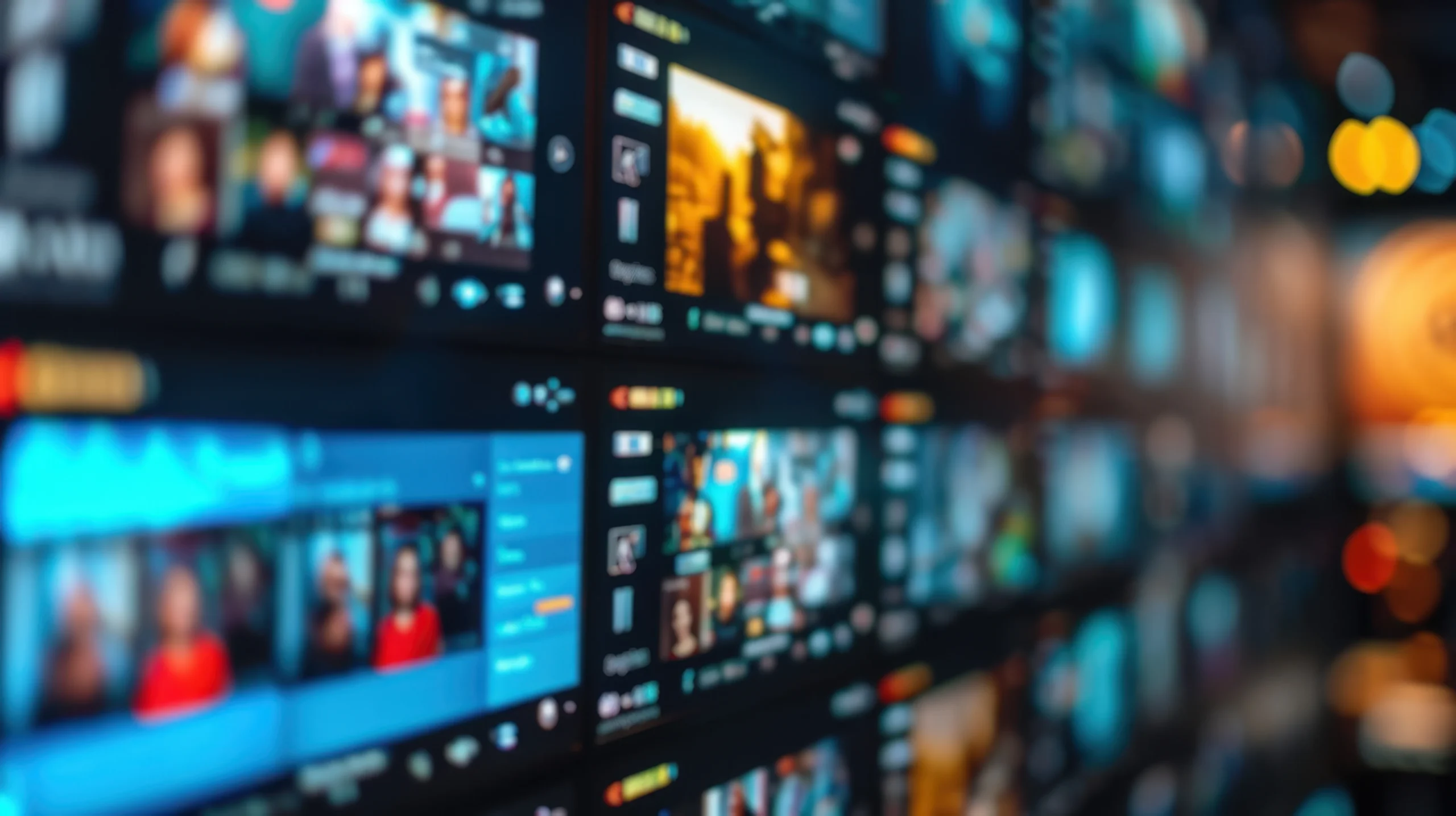 Custom video, audio and data feeds
